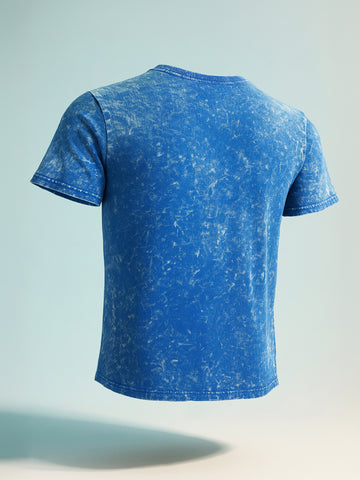 Men's Purple Boxy Fit  Batman Character T-Shirt