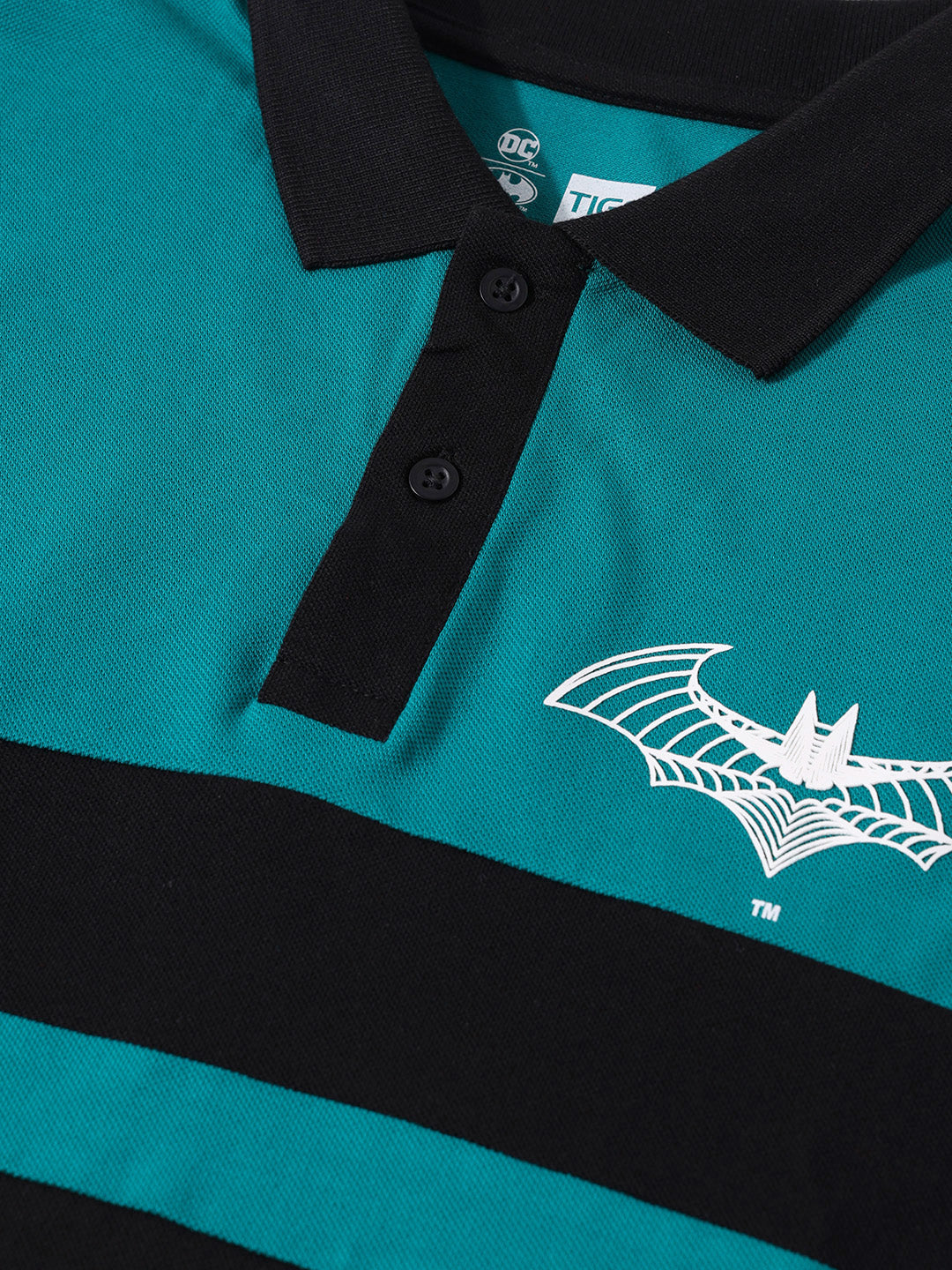 Men's Green Regular Fit Batman Batman Character T-Shirt