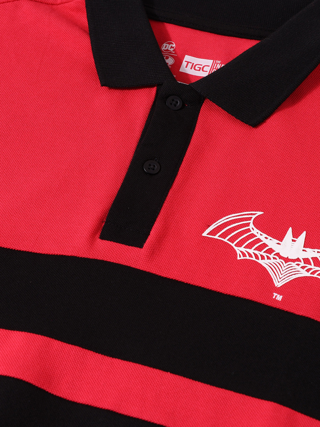 Men's Pink Regular Fit Batman Batman Character T-Shirt