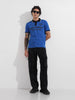 Men's Blue Regular Fit Batman Batman Character T-Shirt