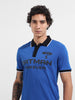 Men's Blue Regular Fit Batman Batman Character T-Shirt