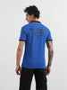 Men's Blue Regular Fit Batman Batman Character T-Shirt