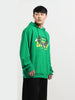 Men's Green Regular Fit Character Batman Printed Sweatshirt