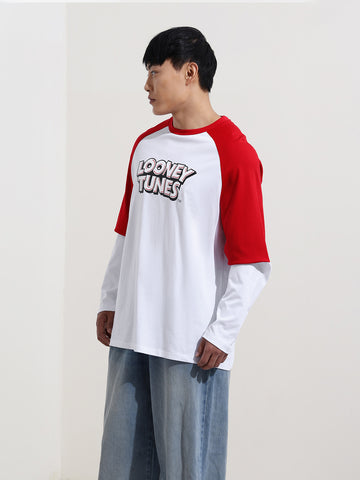 Men's Printed Applique T-shirt