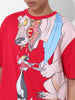 Men's Printed Applique Boxy T-shirt