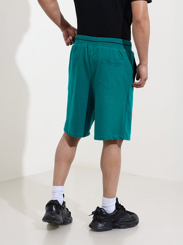 Men's Grey Relaxed Fit Character Bugs Bunny Printed Shorts