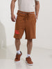 Men's Grey Relaxed Fit Character Bugs Bunny Printed Shorts