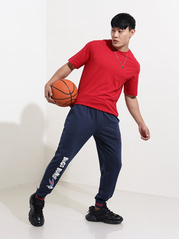 Men's Blue Bugs Bunny Character Joggers