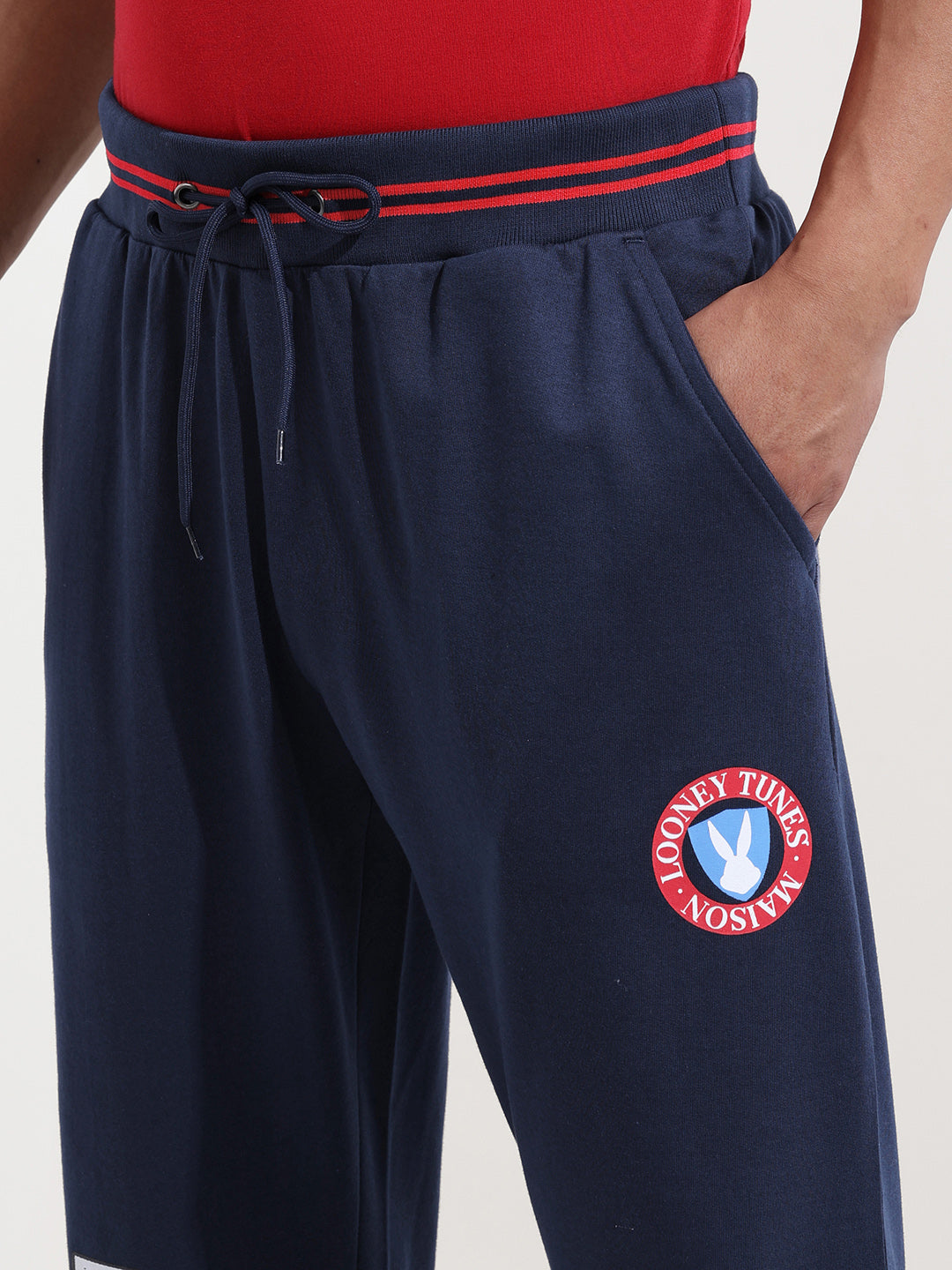 Men's Blue Bugs Bunny Character Joggers