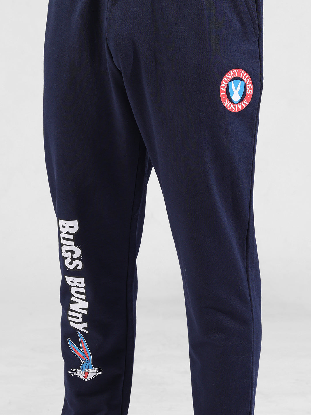Men's Regular Fit Blue Joggers