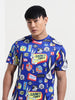 Men's Printed Pockets Slim Fit T-shirt