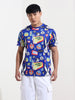 Men's Printed Pockets Slim Fit T-shirt