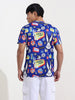 Men's Printed Pockets Slim Fit T-shirt
