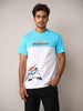 Men's Dexter Colourblocked Round Neck Cotton's Slim Fit T-shirt
