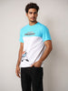 Men's Dexter Colourblocked Round Neck Cotton's Slim Fit T-shirt