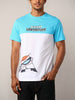 Men's Dexter Colourblocked Round Neck Cotton's Slim Fit T-shirt