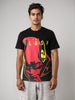 Men's Flash Graphic Printed Round Neck Cotton's Slim Fit T-shirt