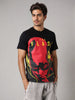 Men's Flash Graphic Printed Round Neck Cotton's Slim Fit T-shirt