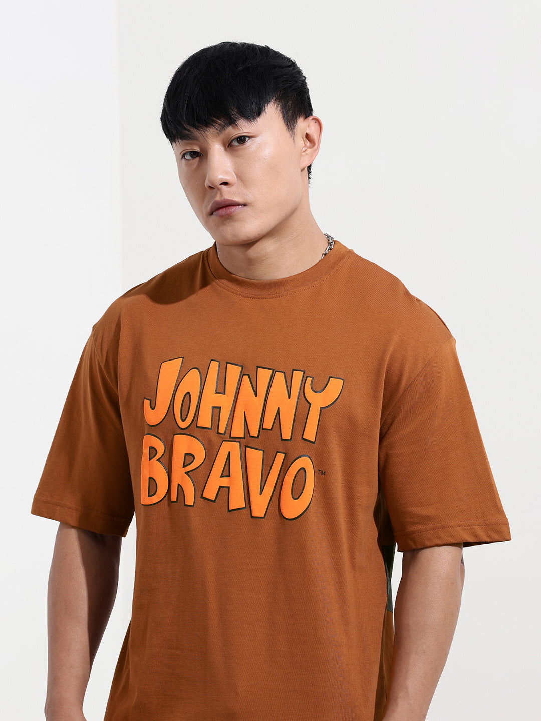 Men's Printed Applique Boxy T-shirt