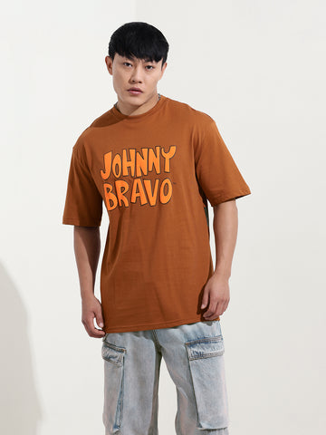 Men's Printed Applique Boxy T-shirt