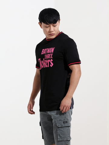 Men's Joker Graphic Printed Round Neck Cotton's T-shirt