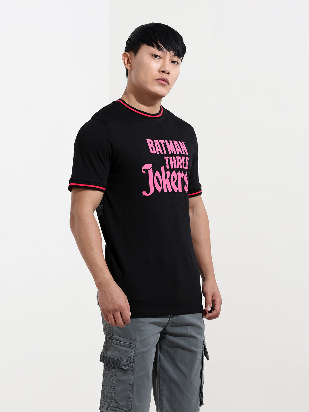 Men's Joker Graphic Printed Round Neck Cotton's T-shirt