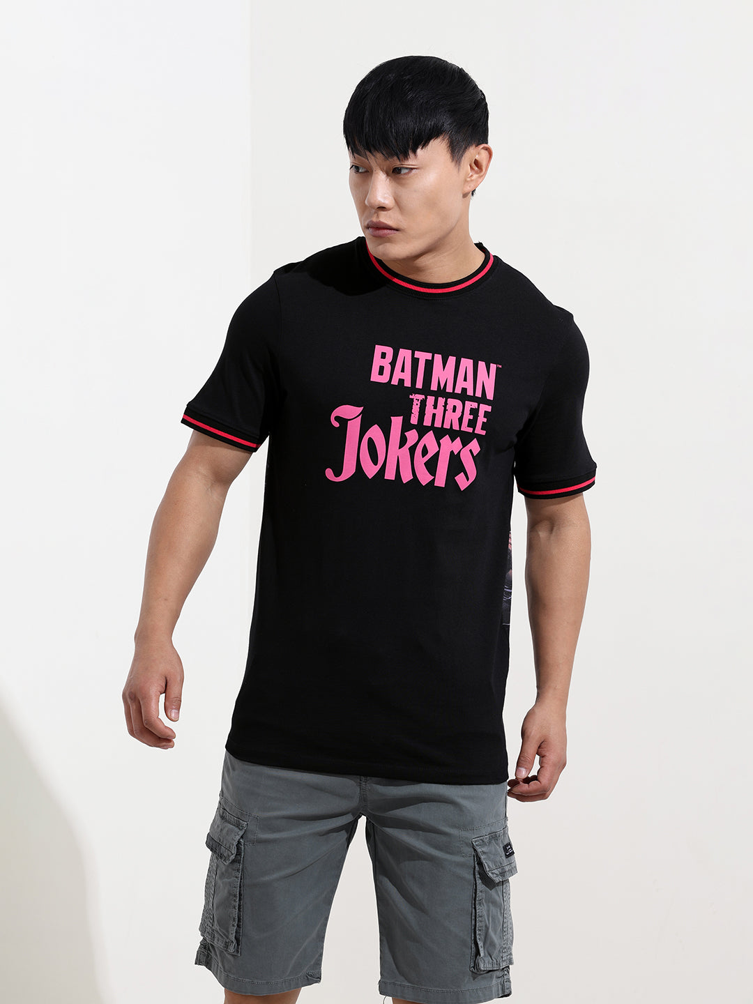Men's Joker Graphic Printed Round Neck Cotton's T-shirt