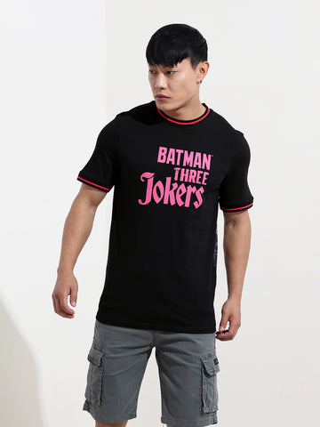 Men's Joker Graphic Printed Round Neck Cotton's T-shirt