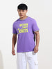 Men's Joker Typography Printed Round Neck Cotton's Slim Fit T-shirt