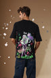 Men's Joker Typography Printed Round Neck Cotton's Boxy T-shirt