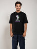 Men's Joker Typography Printed Round Neck Cotton's Boxy T-shirt