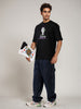 Men's Joker Typography Printed Round Neck Cotton's Boxy T-shirt