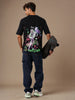Men's Joker Typography Printed Round Neck Cotton's Boxy T-shirt