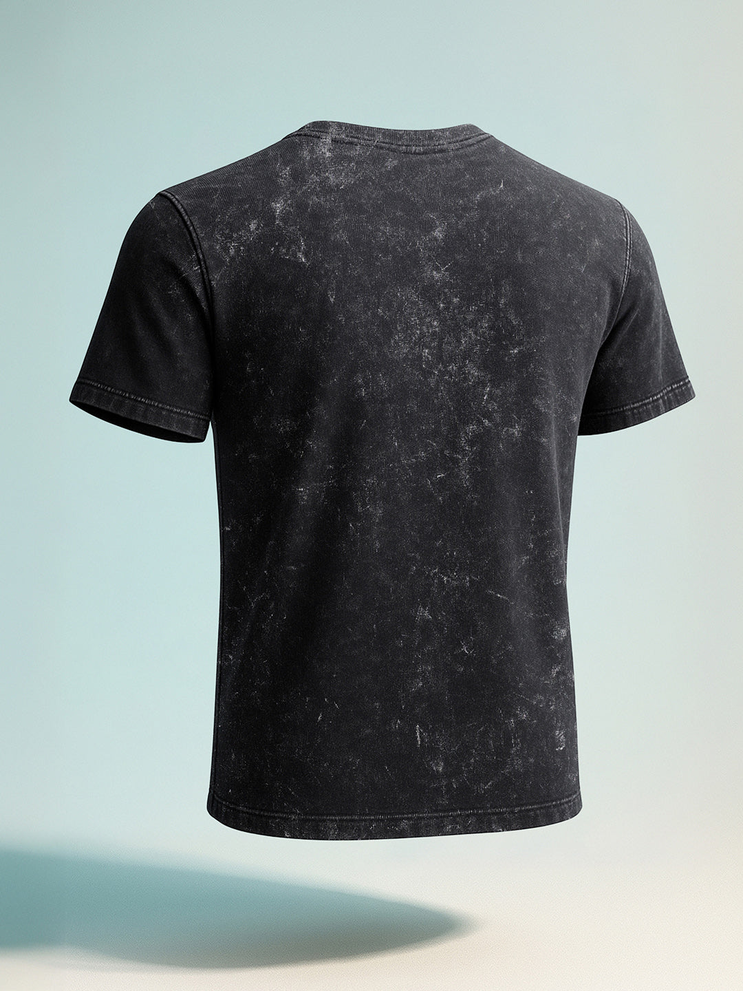 Men's Black Boxy Fit  Joker Character T-Shirt