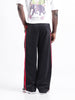 Men's Black Loose Fit Character Superman Printed Joggers
