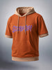 Men's Brown Oversized Fit Character Scooby-Doo Printed Sweatshirt