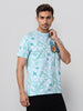 Men's Printed Pockets Slim Fit T-shirt