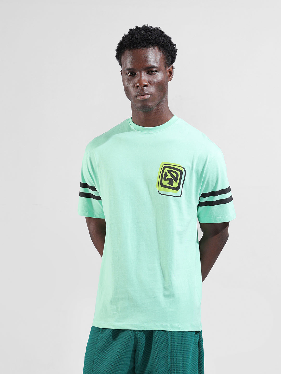 Printed Oversized Pure Cotton's T-shirt