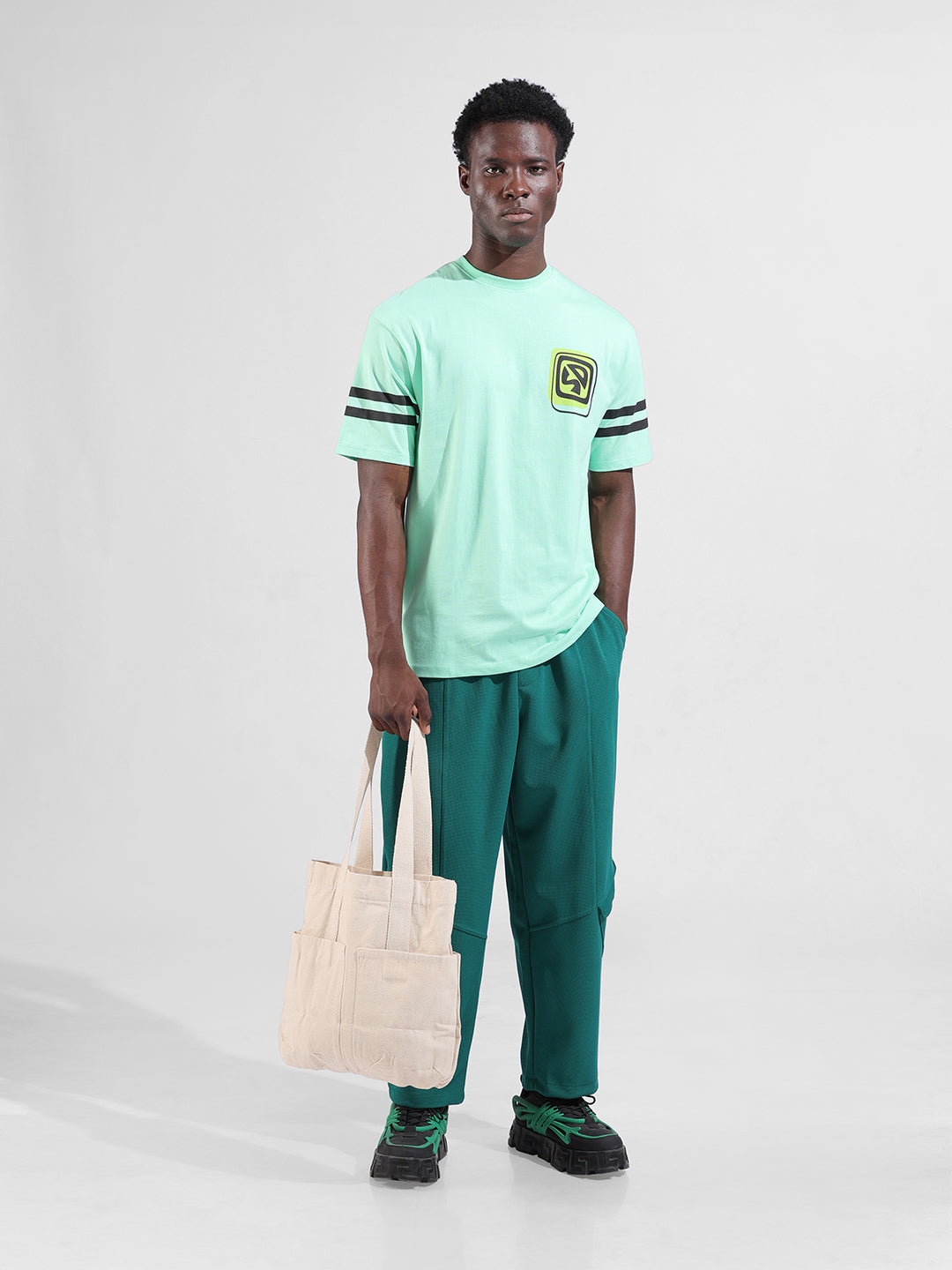 Printed Oversized Pure Cotton's T-shirt