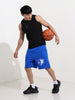 Men's Blue Relaxed Fit Character Superman Printed Shorts