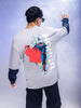 Men's Printed Raw Edge T-shirt