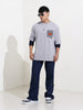 Men's Printed Raw Edge T-shirt
