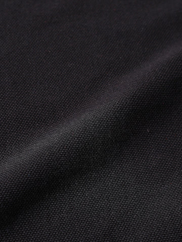 Men's Black Regular Fit Solid Superman Character T-Shirt