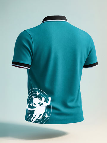 Men's Green Regular Fit Character Superman Character T-Shirt