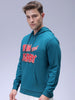 Men's Green Regular Fit Character Tom & Jerry Printed Sweatshirt