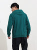 Men's Green Regular Fit Character Tom & Jerry Printed Sweatshirt