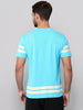 Men's Typography Printed Raw Edge Slim Fit T-shirt