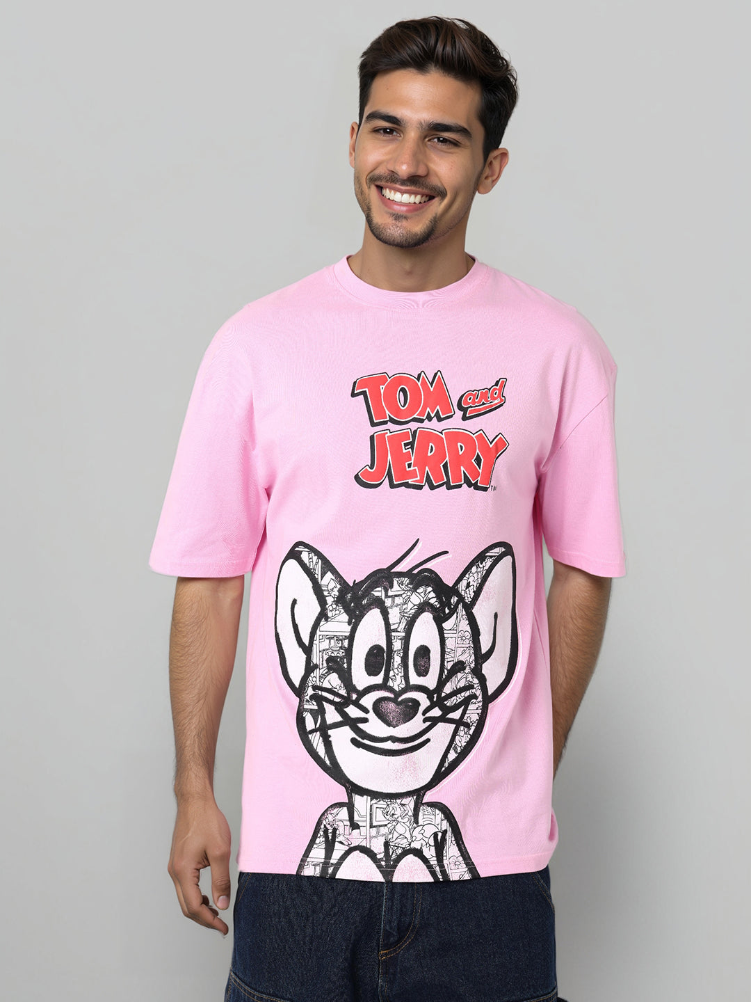 Men's Printed Pockets Boxy T-shirt