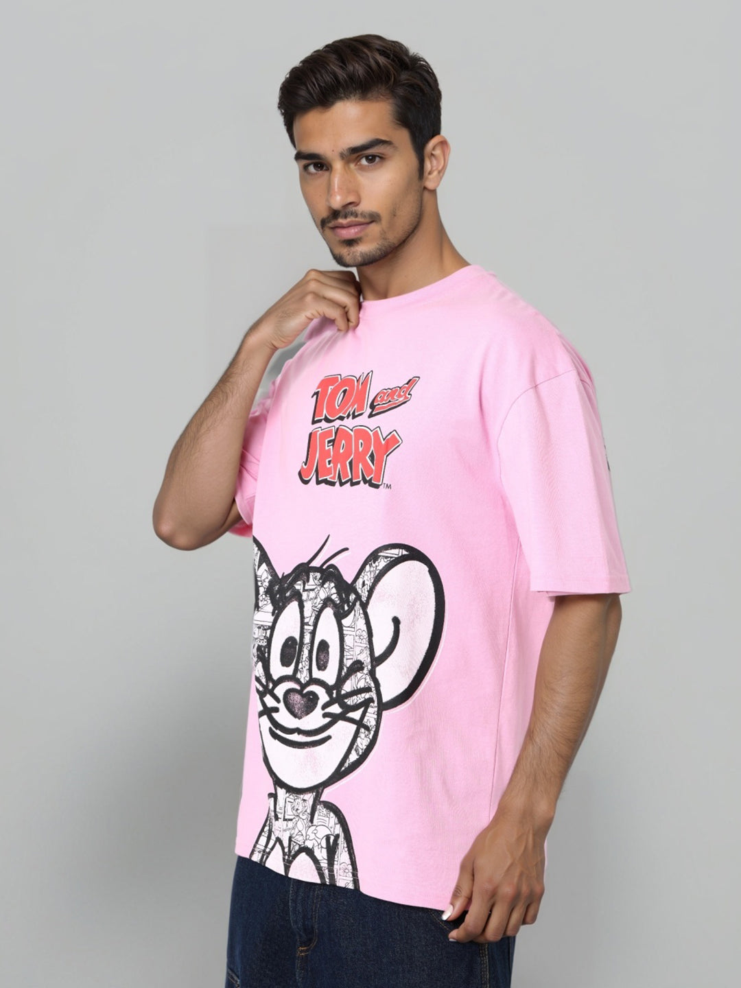 Men's Printed Pockets Boxy T-shirt