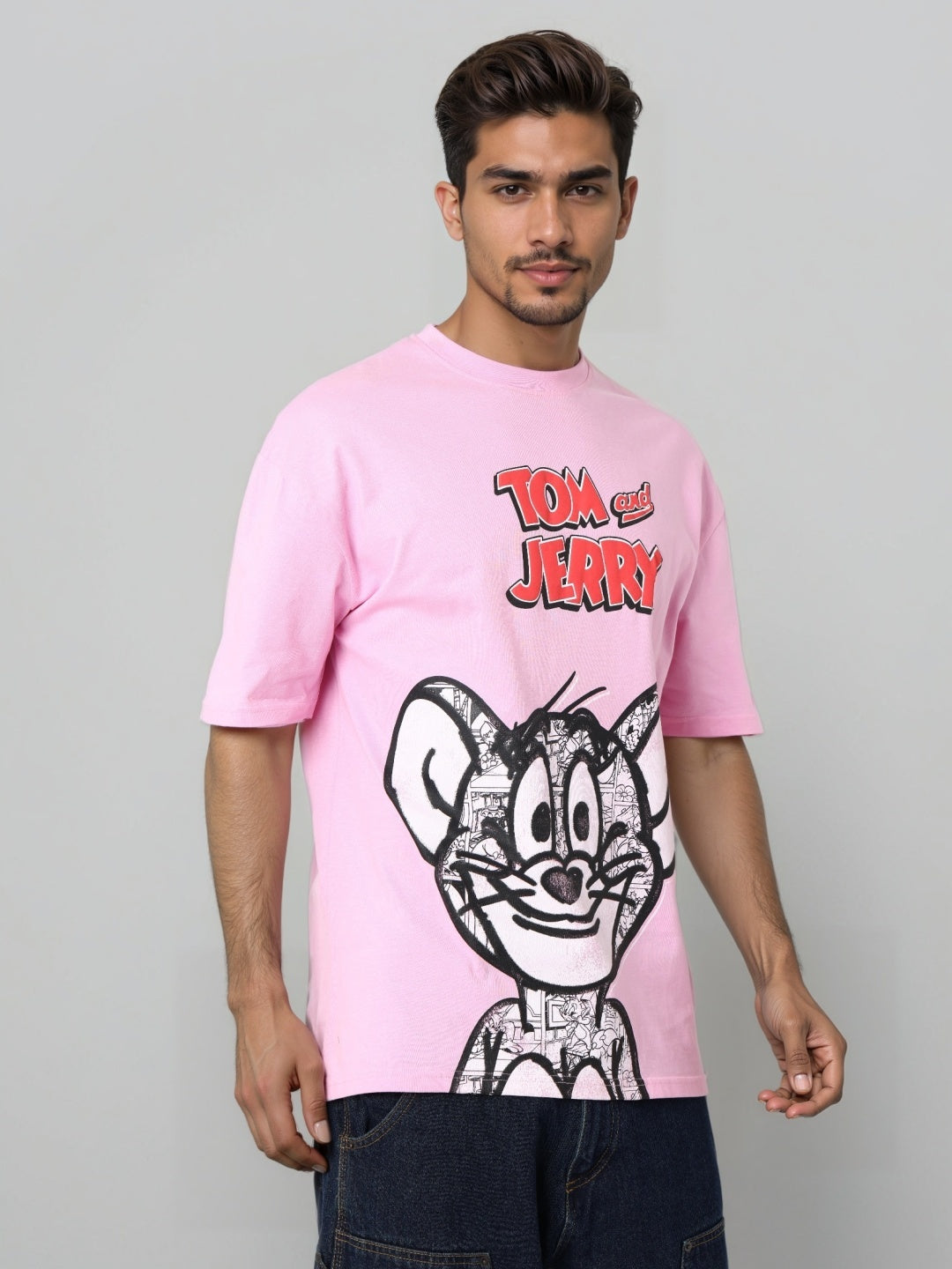 Men's Printed Pockets Boxy T-shirt